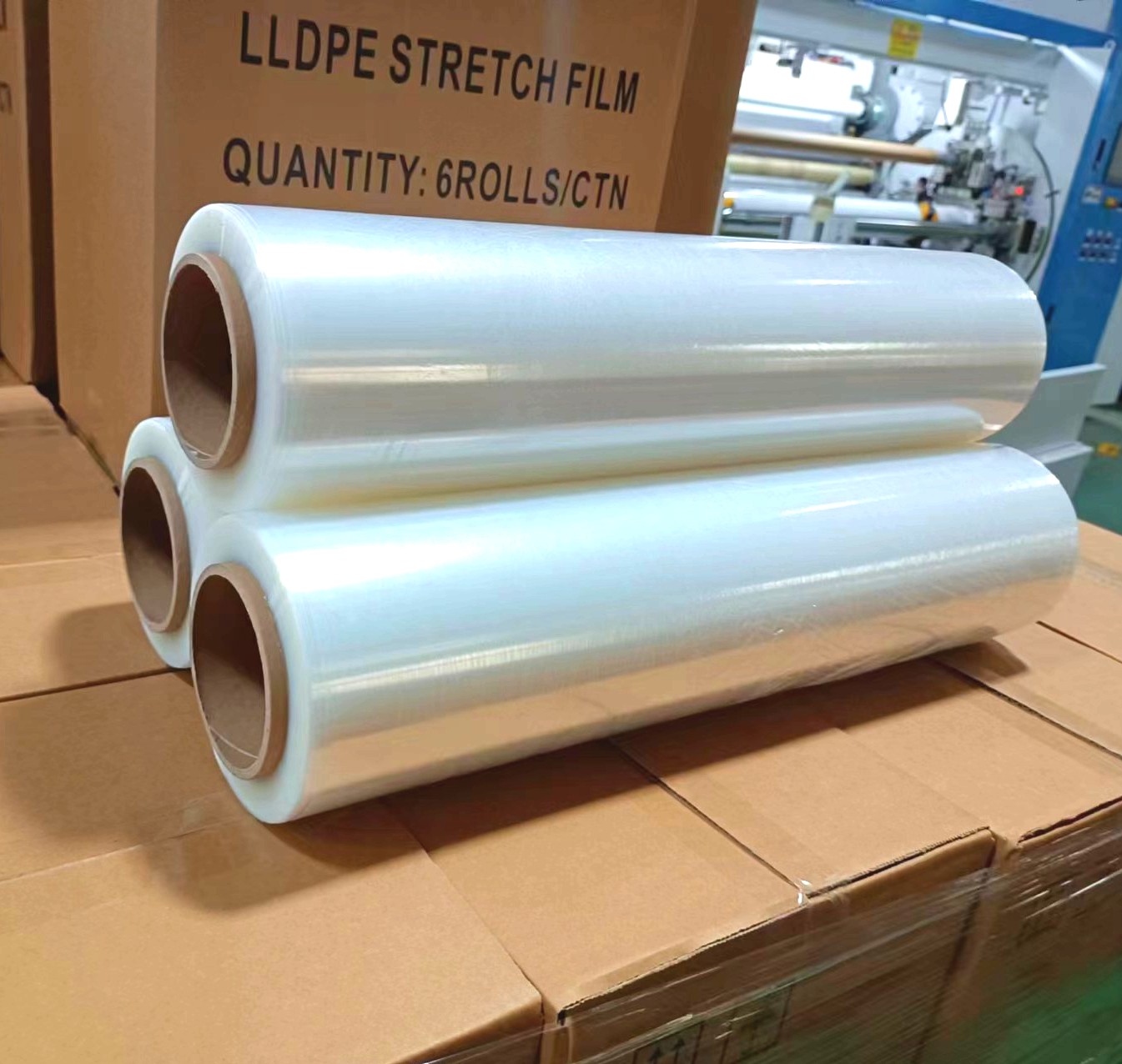 LLDPE 500mmx20micorn 투명 스트레치 필름